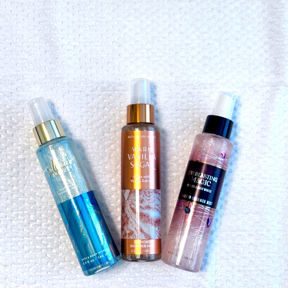 Bath and Body Works diamond shimmer mist